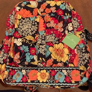 Vera Bradley Bookbag - Happy Snails Pattern - NWT